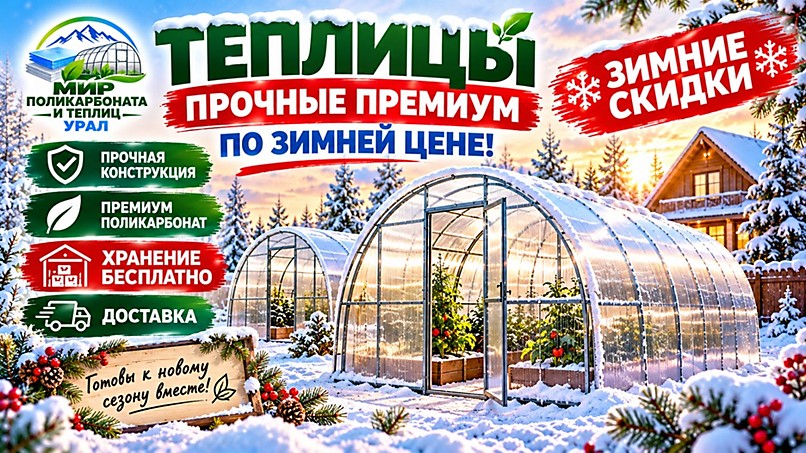Теплицы Рассрочка